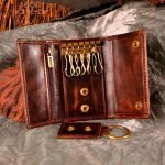 Porte-monnaie et porte-clé homme en cuir