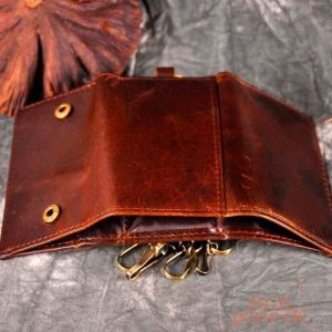 Porte-clé homme stylé avec espace pour les pièces