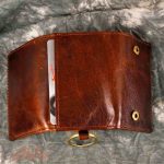 Porte-clé homme avec compartiment pour billets et pièces