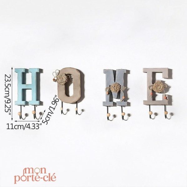 Porte-clé mural moderne pour une entrée accueillante