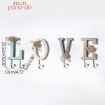 Porte-clé mural pratique avec rangement astucieux