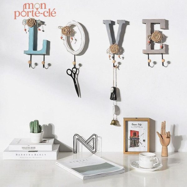 Porte-clé mural décoratif pour organiser vos clés