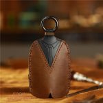 Porte-clé cuir design moderne et chic