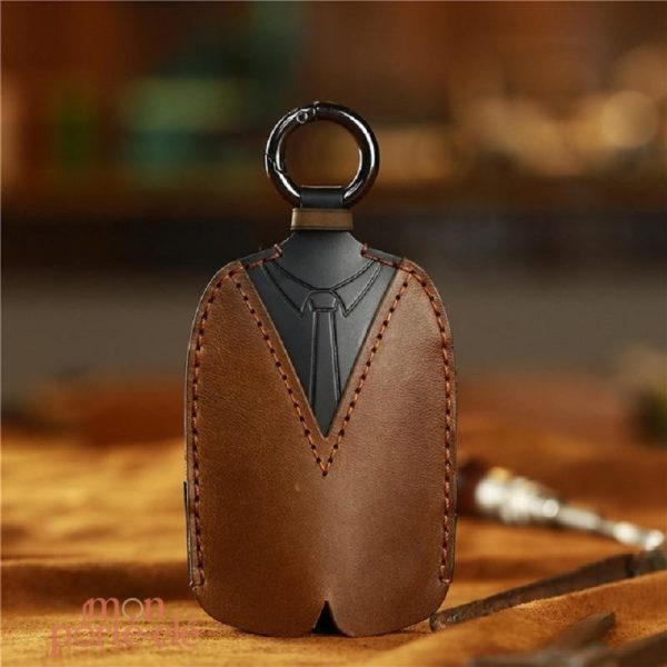 Porte-clé cuir design moderne et chic