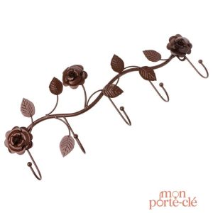 Porte-Clé Mural Vintage Roses Range-Clés