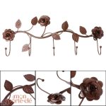 Porte-Clé Vintage avec design de roses