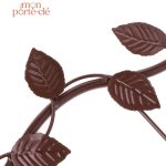 Rangement mural clé avec esthétique florale