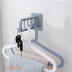 Porte-Clé Mural Rabattable pour un rangement pratique