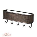 Porte-clé mural, accessoire de rangement pour entrée