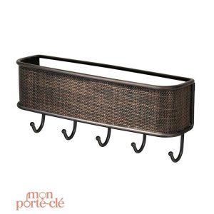 Porte-clé mural, accessoire de rangement pour entrée