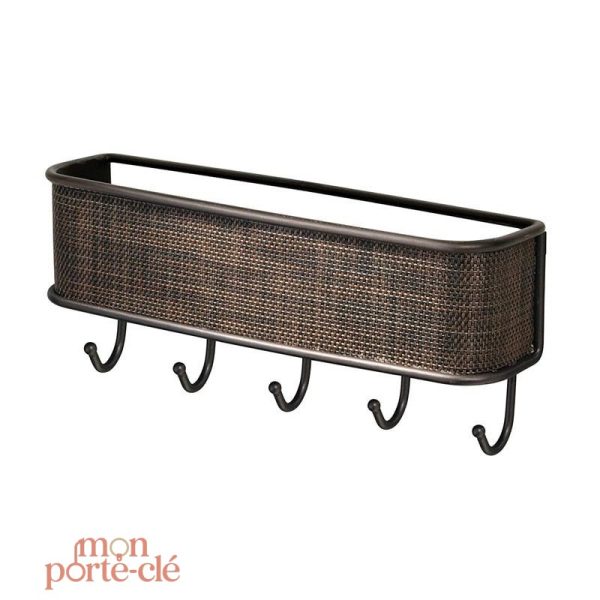 Porte-clé mural, accessoire de rangement pour entrée