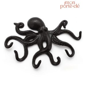 Porte-clé mural décoratif La Pieuvre