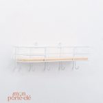 Rangement mural pour clés, idéal pour la maison