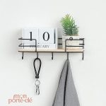Support à clés mural, solution de rangement stylée