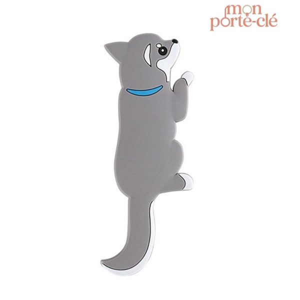 Porte-clé mural en métal animaux