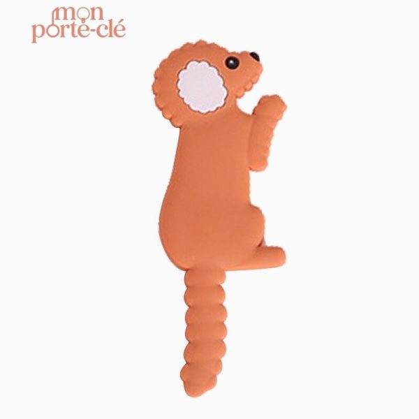 Porte-clé mural animalier avec crochets