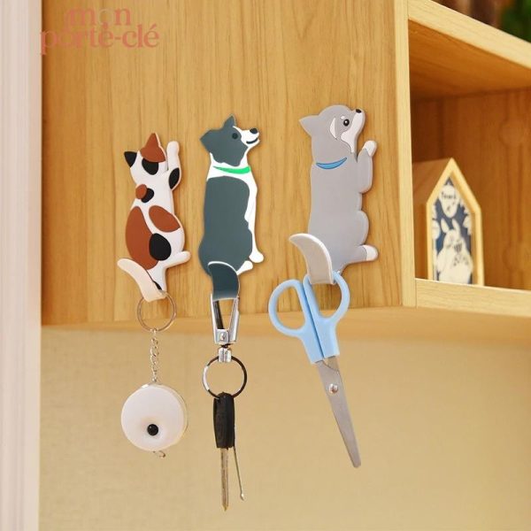 Porte-clé mural animaux décoratif - vue 5