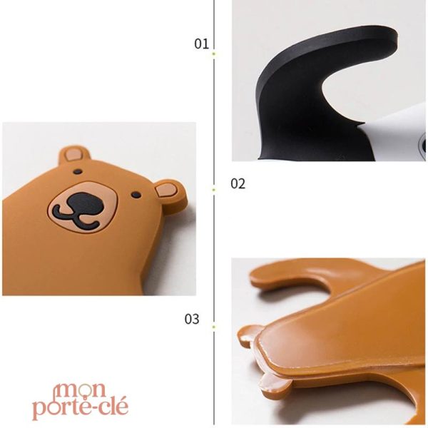 Porte-clé mural animaux décoratif - vue 10