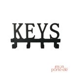 Porte-clé mural élégant pour une entrée stylée