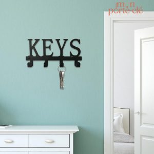 Porte-clé mural pratique et design pour l'entrée