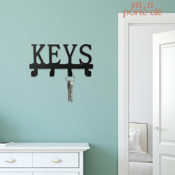 Porte-clé mural pratique et design pour l'entrée