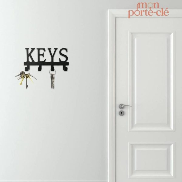 Rangement mural pour clés, style moderne et fonctionnel