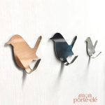 Porte-Clé Mural Support Colibri