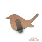 Support mural pour clés en forme de colibri