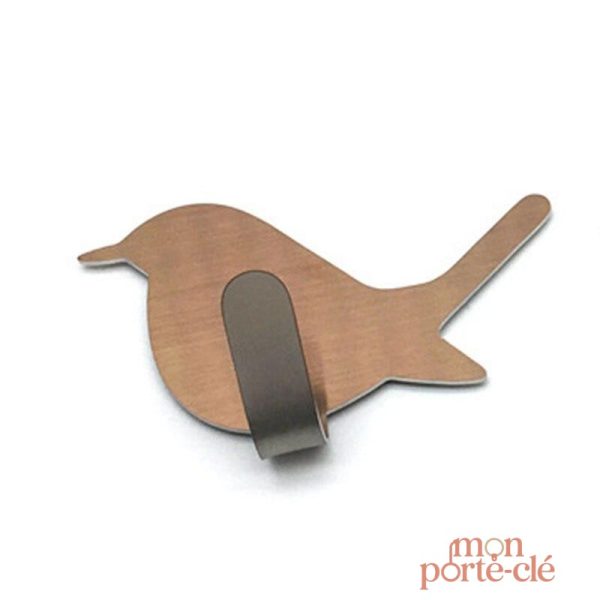 Support mural pour clés en forme de colibri