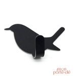 Accessoire mural clé colibri, style moderne