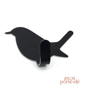 Accessoire mural clé colibri, style moderne