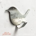 Support mural pour clés, design colibri unique