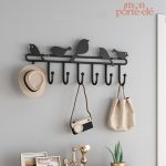 Porte-Clé mural artistique Oiseaux