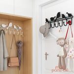 Rangement mural pour clés avec oiseaux