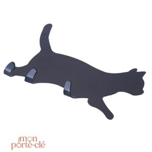 Support mural original en forme de chat pour clés