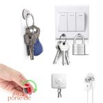 Support mural pour clés avec fixation magnétique