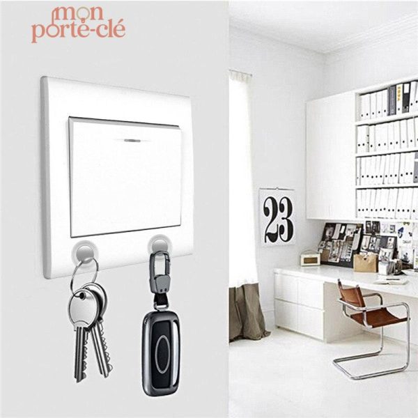Design moderne de porte-clé mural avec magnets