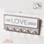 Porte-clé mural décoratif pour une organisation efficace