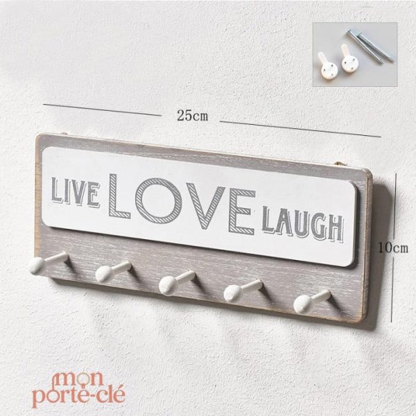 Porte-clé mural décoratif pour une organisation efficace