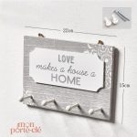 Solution de rangement pour clés, style cosy