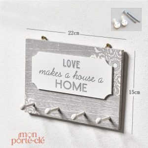 Solution de rangement pour clés, style cosy