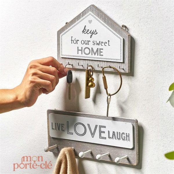 Accroche-clés mural moderne et esthétique