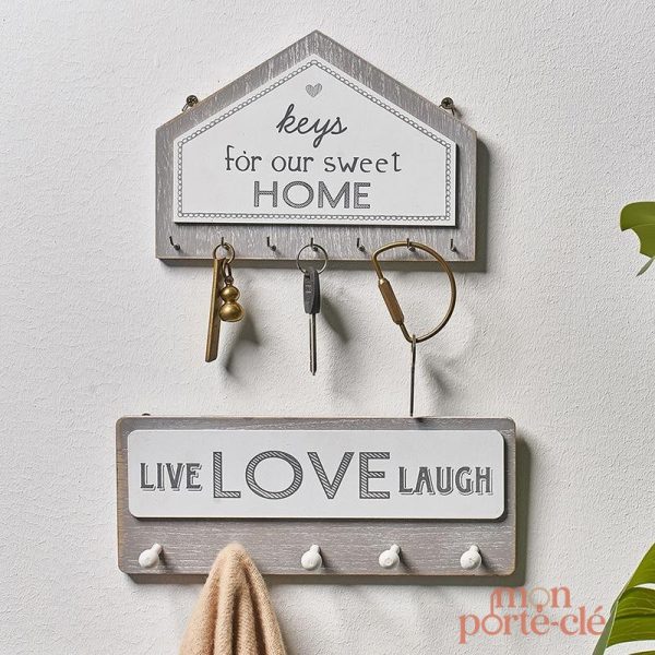 Porte-clé mural design pour un intérieur soigné