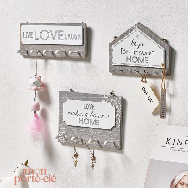 Rangement mural pour clés, pratique et stylé