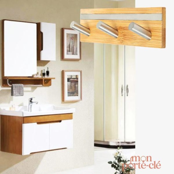 Porte-clé mural au style épuré