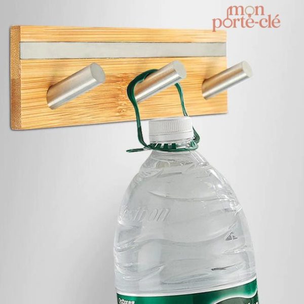 Accroche-clés mural en bois durable