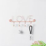 Porte-clés décoratif en inox, idéal pour la maison