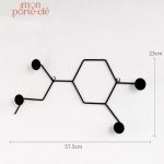 Porte-Clé Mural Design Géométrique