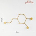 Porte-Clé Mural Artistique en Décor Géométrique