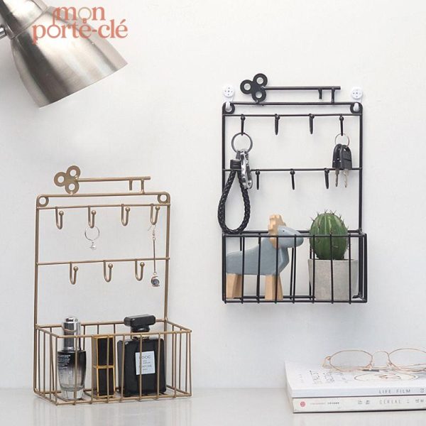 Porte-Clé Mural Support Industriel